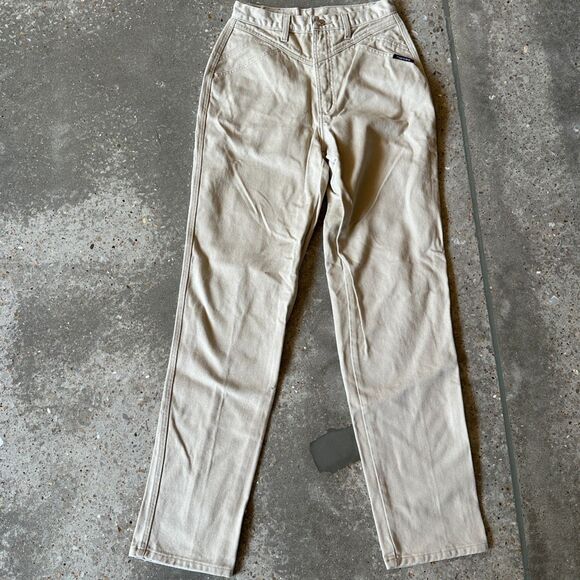 Vintage Rocky Mountain Rockies Jeans 31/11 Bareback RN 17901 High Rise Light Tan - Picture 6 of 12